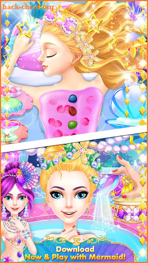 Little Mermaid Games - Secrets Dress up for Girls screenshot