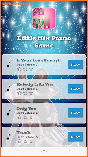 Little Mix Piano Game screenshot