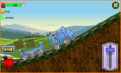 Little Oggy Rail Rush screenshot