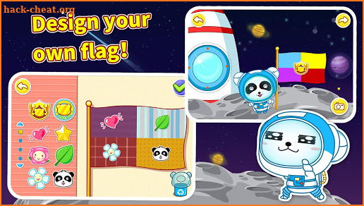 Little Panda Astronaut screenshot