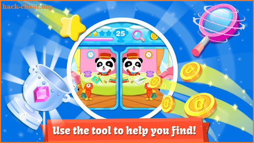 Little Panda Treasure Hunt - Find Differences Game screenshot