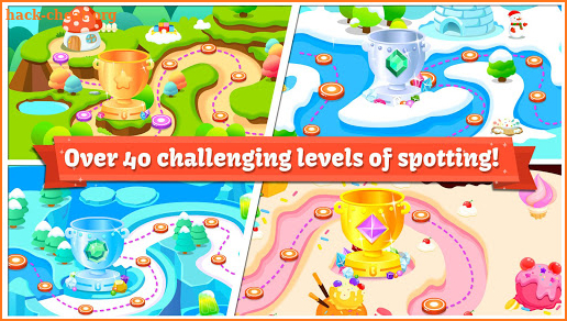 Little Panda Treasure Hunt - Find Differences Game screenshot