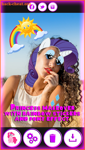 Little Pony Makeover Camera screenshot