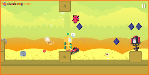 Little red and robots screenshot