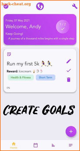 Little Steps - Big Goals: Goal & Habit Tracker screenshot