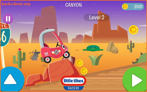 Little Tikes Racers, car game screenshot