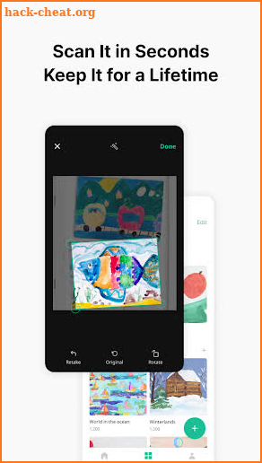 LittlePicasso Kids art storage screenshot