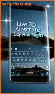 Live 3D Alternate Day And Night Keyboard Theme screenshot