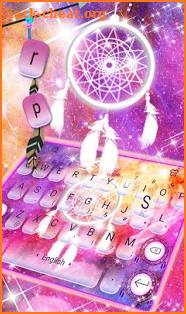 Live 3D Dream Catcher Keyboard Theme screenshot