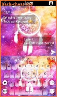 Live 3D Dream Catcher Keyboard Theme screenshot