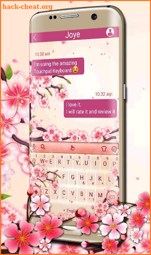 Live 3D Sakura Keyboard Theme screenshot