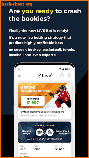 Live Bet Zlive screenshot