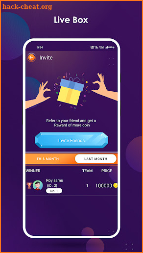 Live Box - Play Quiz & Games screenshot