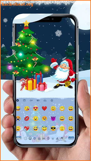 Live Christmas Keyboard Theme screenshot