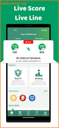 Live Cricket - Live Line 2024 screenshot