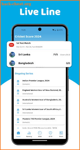 Live Cricket - Live Line 2024 screenshot