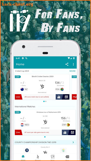 Live Cricket Score - क्रिकेट लाइव screenshot