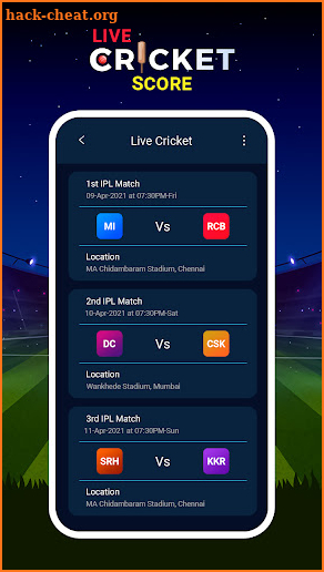 Live Cricket Score - Live Cricket Tv screenshot