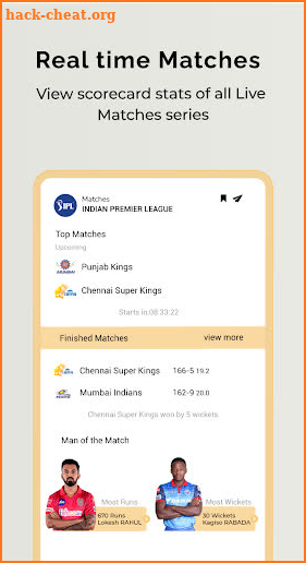 Live Cricket Score Updates screenshot