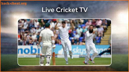 Live Cricket TV - HD Cricket screenshot