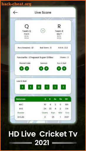 Live Cricket TV HD - HD Live Cricket TV 2021 screenshot