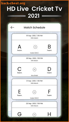 Live Cricket TV HD - HD Live Cricket TV 2021 screenshot