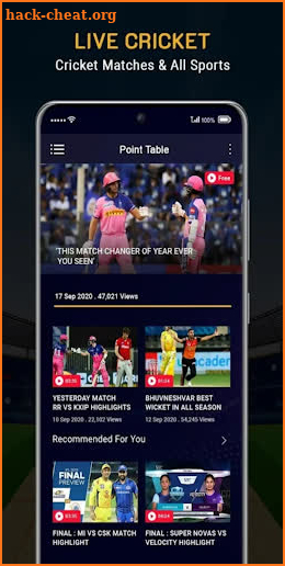 Live Cricket TV HD - Sports TV screenshot