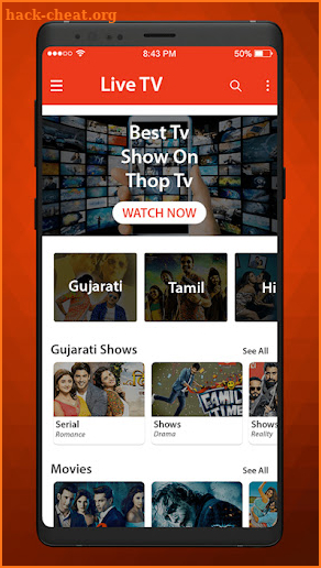 Live Cricket TV - thoptv pro guide Thop Live TV screenshot