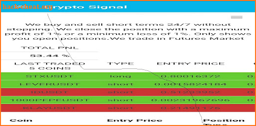 Live Crypto Signals screenshot