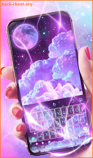 Live Dream Stars Keyboard Theme screenshot