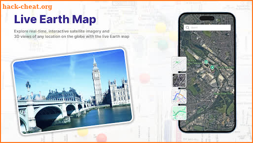 Live Earth Map: GPS Satellite screenshot