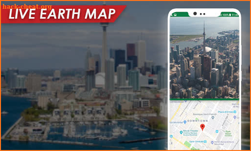 Live Earth Map Street View: Compass and Webcam App screenshot