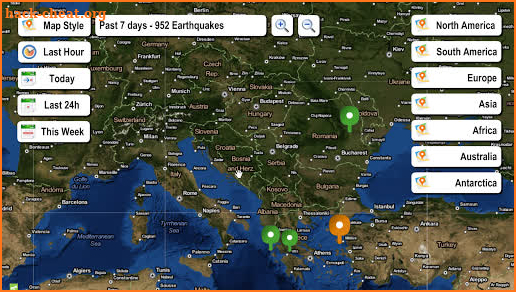 Live Earthquake Map screenshot