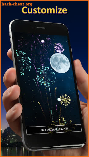 Live Fireworks Wallpaper screenshot