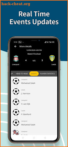 Live Football App : Live Statistics | Live Score screenshot