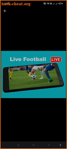 Live Football live Stream screenshot