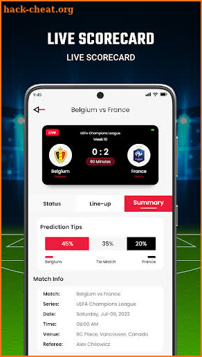 Live Football Score Soccer screenshot