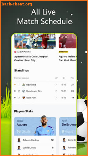 Live Football Scores and Teams screenshot