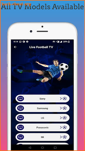 Live Football TV screenshot