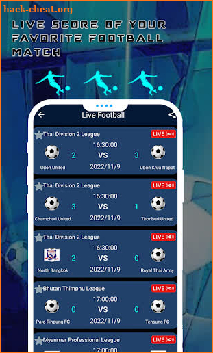 Live Football TV HD Streaming screenshot