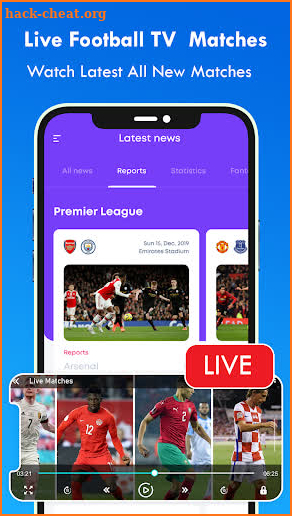 Live Football TV HD Streaming screenshot