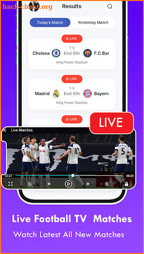 Live Football TV HD Streaming screenshot