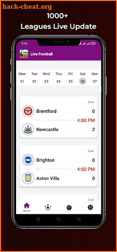 Live Football TV Live Score screenshot