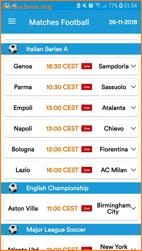 LIVE Football TV - Matches screenshot