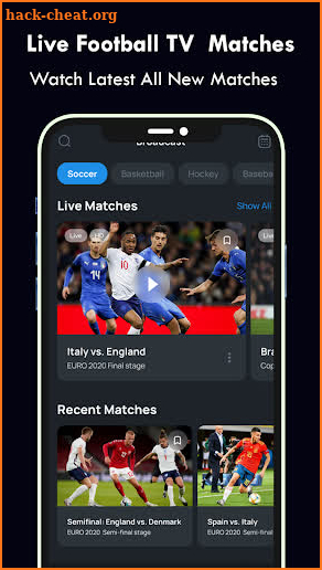 Live Football TV Stream HD screenshot