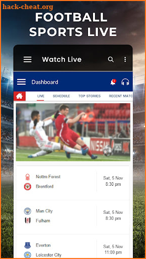 Live Football TV Streaming HD screenshot