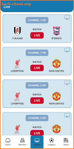 Live Football TV Streaming HD screenshot