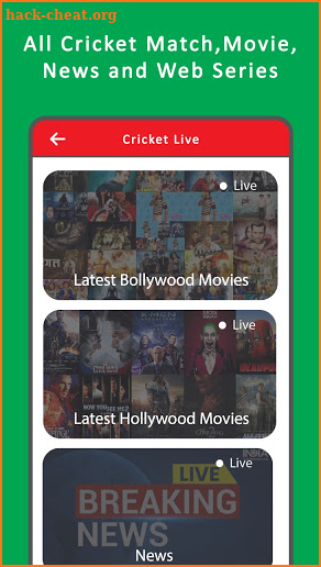 Live Free Cricket TV - ThopTV Guide screenshot