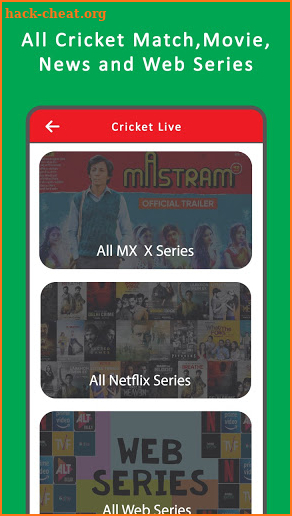 Live Free Cricket TV - ThopTV Guide screenshot