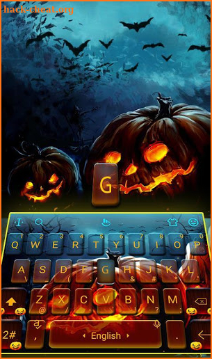 Live Halloween Night Keyboard Theme screenshot